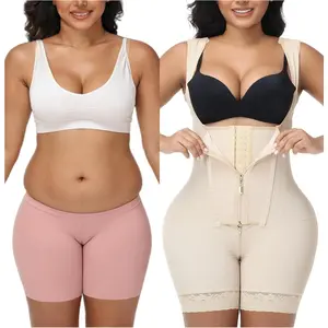 Snatched Hourglass Full Body Shaper - Seamless Tummy Control Faja for Women, Butt Lifter Girdle with Hooks