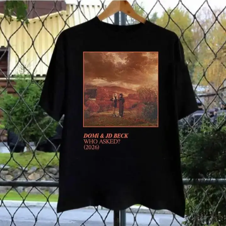 DOMi & JD BECK Graphic Tee, Vintage Jazz Fusion T-Shirt, Contemporary Jazz Music Fan Apparel, Retro Gift T081040