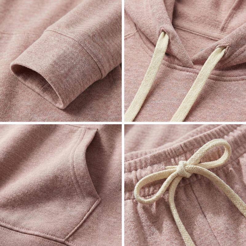 SHOWITTY Women's 2 Piece Sweatsuit – Casual Long Sleeve Hoodie & Loose Wide Leg Sweatpants with Pockets