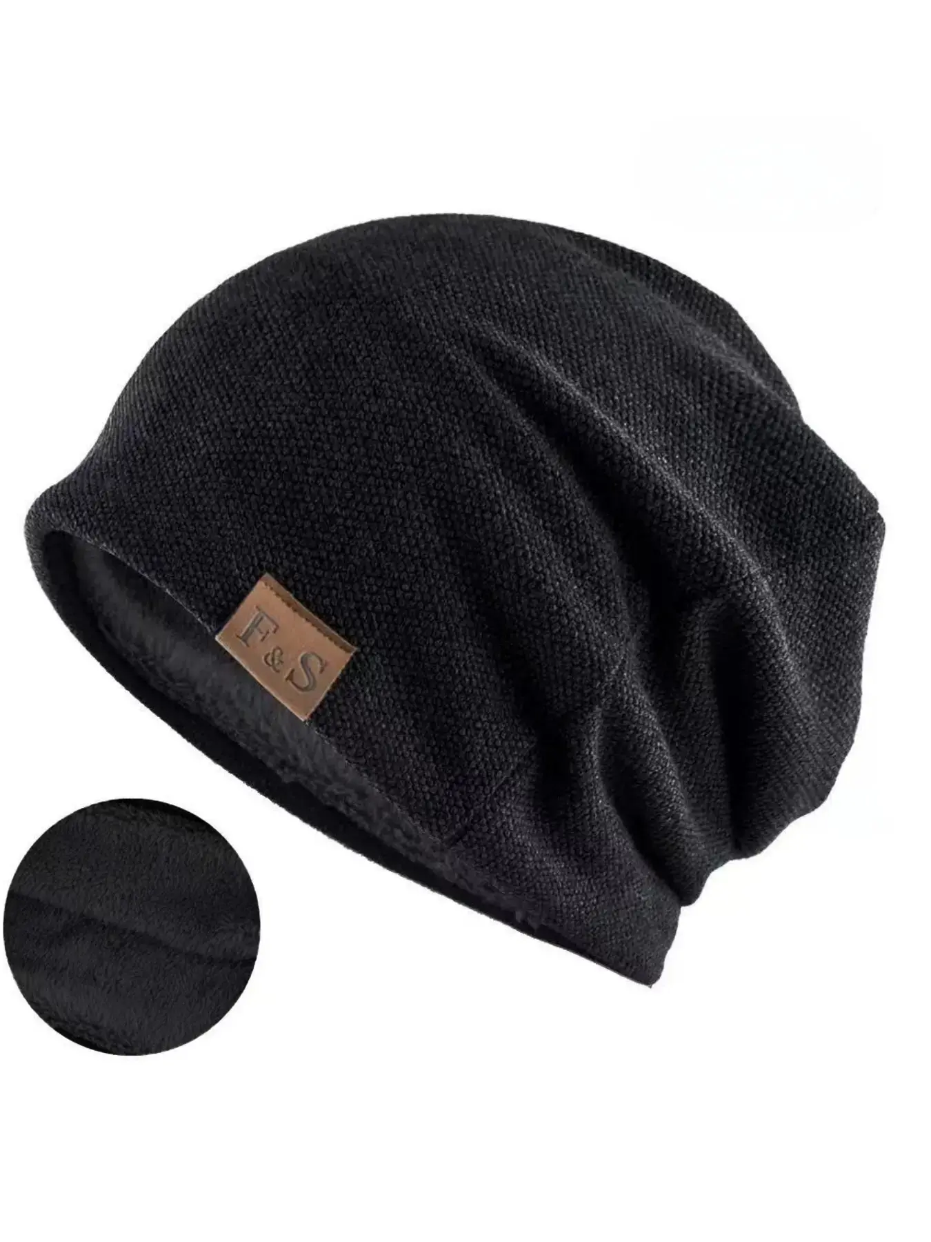 Elegant solid color thick warm hat, unisex fashionable knitted casual hat, suitable for daily use and outdoor activities in autumn and winter, Knit Hats
