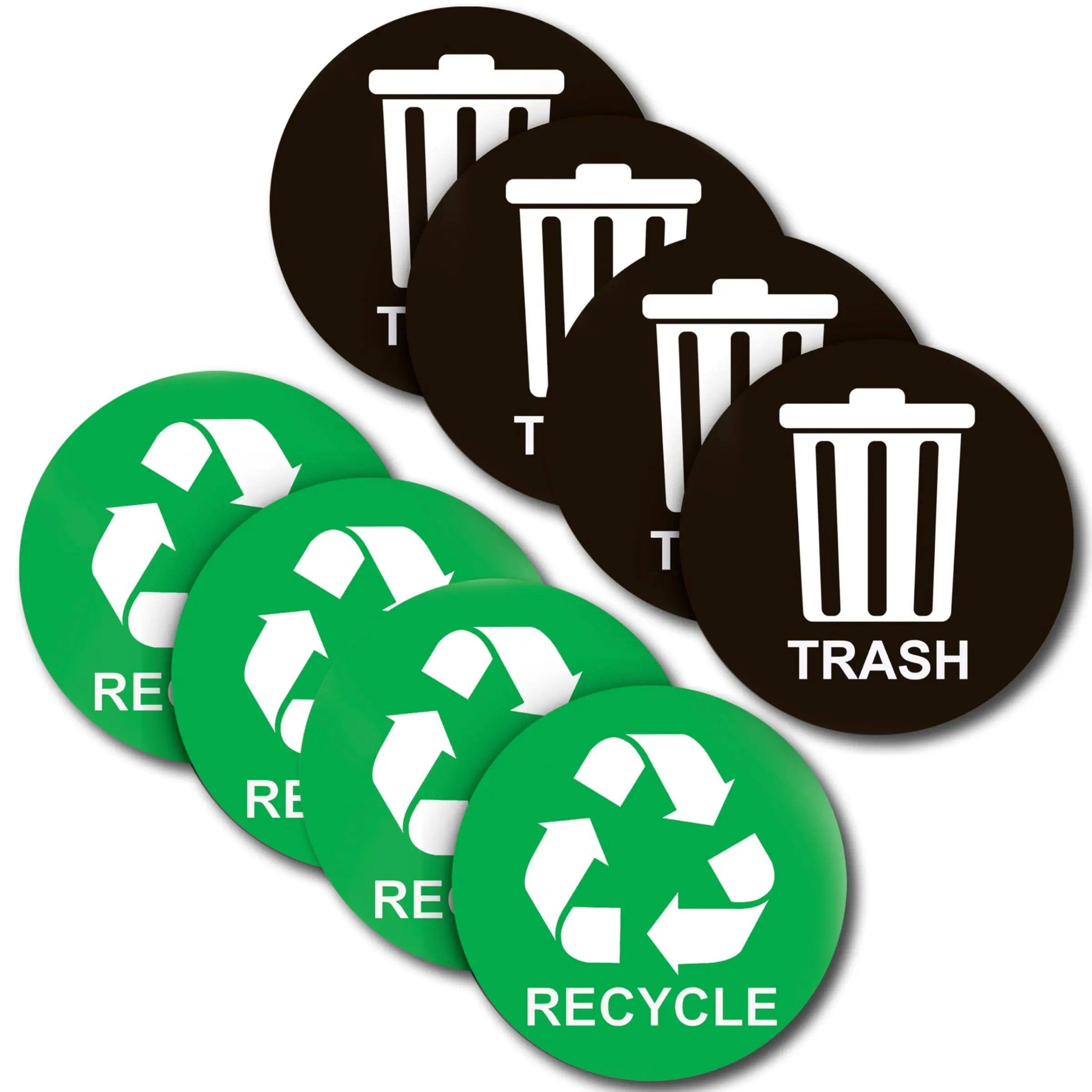 Recycle Sticker for Trash Bins - Perfect Recycling Stickers for Trash ...