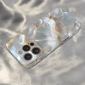 Shiny Shell Pattern Full Coverage Shockproof Hard Case for Iphone 11/12/13/14/15/16/PLUS/MINI/PRO/PRO MAX, a Delightful Gift Suitable for Both Men And Women.