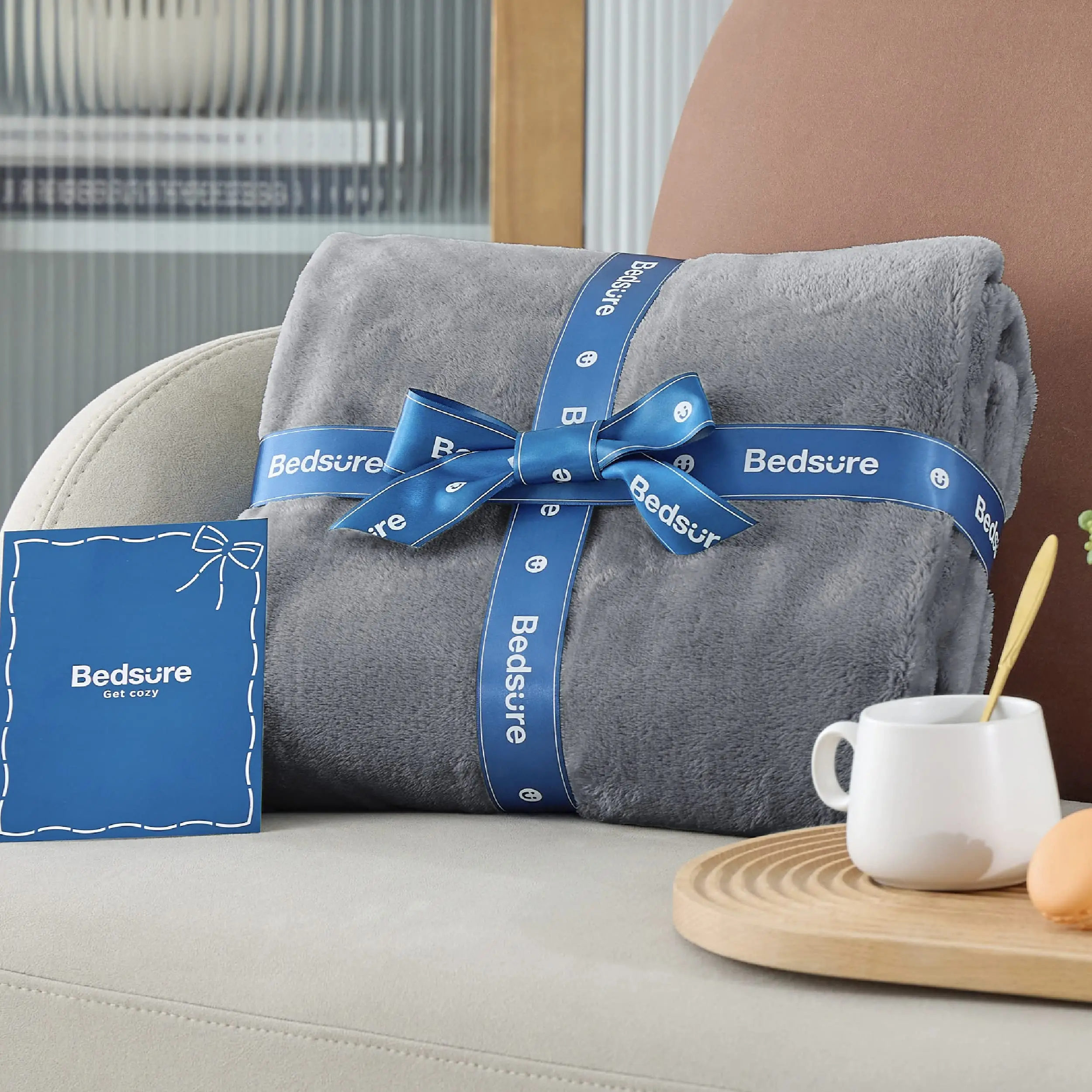 Bedsure Flannel Fleece Blanket—Softer, Warmer, and Perfect for Every Season; Multi-Color, Ideal for Bed, Couch, Home Bedroom Decor, Christmas Gifts