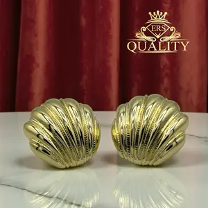 Shell Earrings - Gold Plated 14k - Hypoallergenic