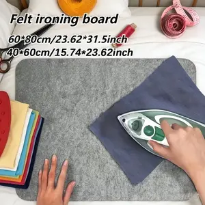 Portable Felt Ironing Board - Ironing Pad Blanket, Heat-resistant Portable Ironing Pad, Insulation Pad for Quilting Products | DIY Crafts | Quilting, Sewing, Quilting Products, Can Be Steam Pressed on The Desktop or Bed, Laundry Room, Accessories
