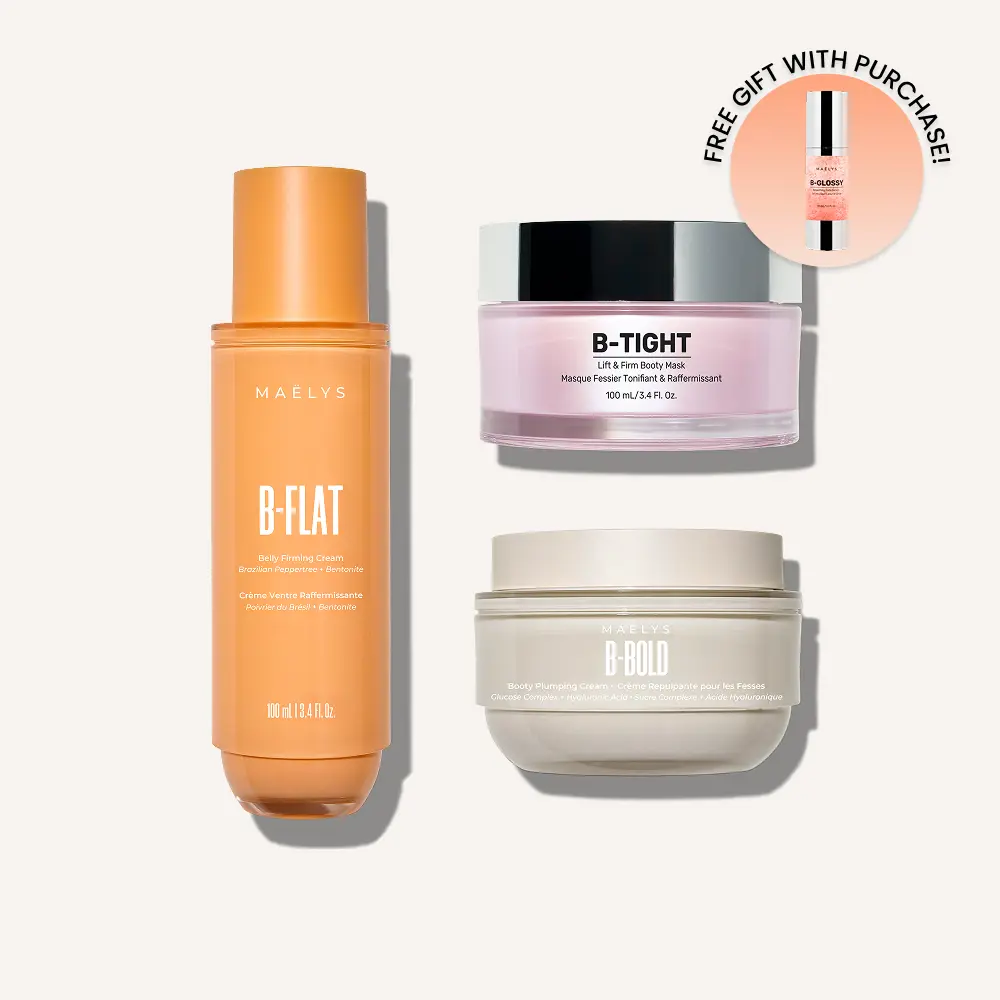 MAËLYS GOAL DIGGERS The Enhancing Bundle Tightens, And Smooths The Look Of The Skin - Packed With Pink Peppertree, Bentonite, & Hyaluronic Acid
