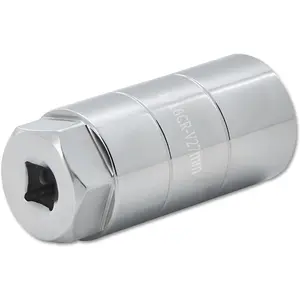 Oil Pressure Sensor Socket 1 1/16 Socket Switch Fits 3/8" Drive or 1 1/8" Hex Wrench Professional Oil Pressure Switch Socket for Quick Removing/Installing Oil Sending Unit Universal for Vehicles