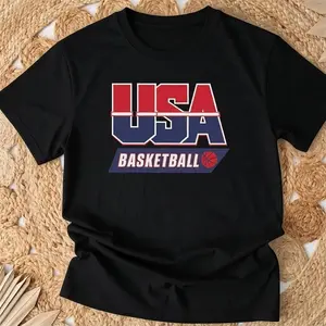 USA Basketball Tribute T - Shirt for Die - Hard Fans