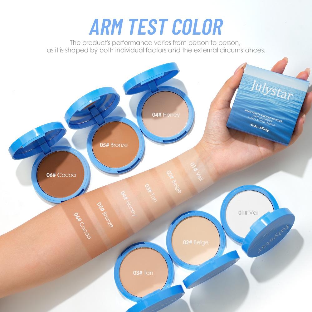 Long-Lasting Oil Control Concealer Powder, Waterproof Lightweight Natural Makeup Finish, Covers Facial Imperfections and Blemishes, Setting Powder for Flawless Look, Ideal for Daily Wear and On-the-Go Touch-Ups