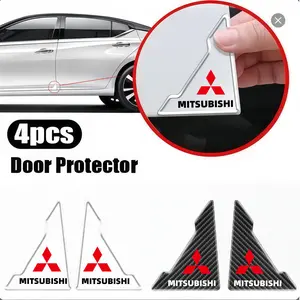 4pcs Car Door Corner Protector, Anti-Scratch Door Edge Guards, Mitsubishi Compatible, Universal Automotive Accessories, Dents Protection