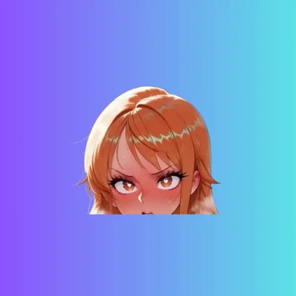 nami anime girl Sticker – Anime Sticker, Vinyl Decal, Laptop, Car, Hydro Flask, Water Bottle, Full Body Sticker