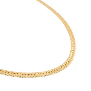Gold Filled Herringbone Necklace | 5mm
