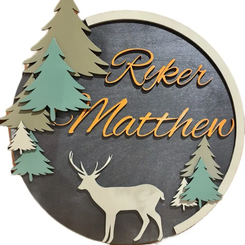 Custom nursery sign