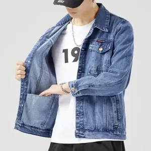 Hip-hop Men's Denim Jackets Streetwear Casual Cotton Classic Slim Jeans Coat Male Brand Clothes Cowboy Jacket Ropa Para Hombre