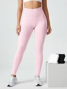 Molly Yoga Pants Sports Training Tight Fit, High Waist Patch Design, Seamless High Elasticity Tummy Control, Thick Knit Sportswear, Seamless Yoga Leggings