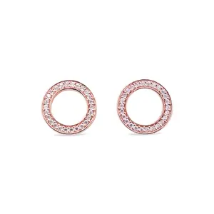 PANDORA Stud Earrings Forever PANDORA with Clear CZ 280585CZ