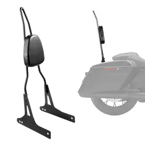 Detachable Motorcycle Passenger Backrest, Compatible with Harley - Davidson Touring, Street Glide, Road Glide, Road King, 16 - Inch Height, BlackVEVOR Super Brand Day