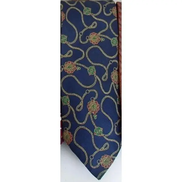 Pre-owned Chanel Tie Silk Dark Blue 10615765255/777113