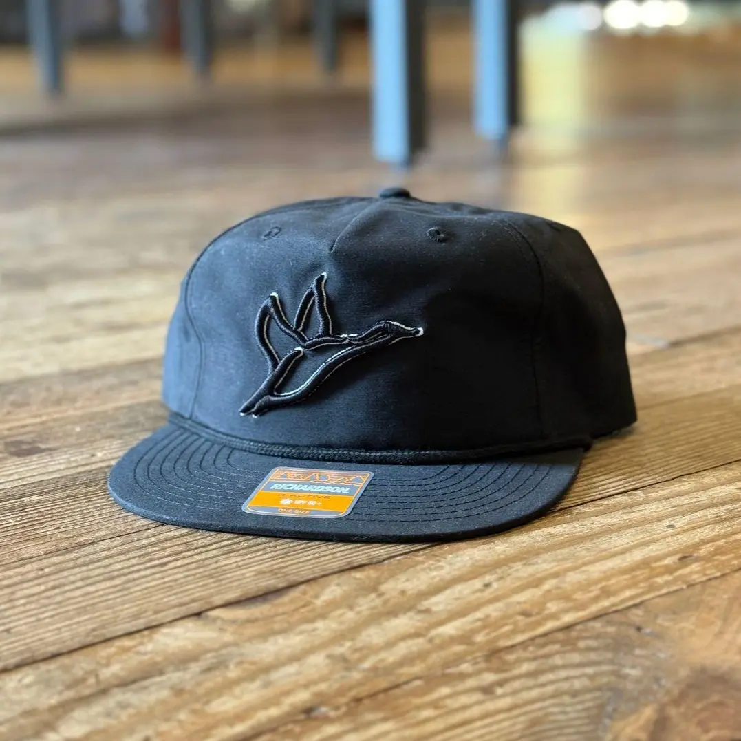 Black Ghost Duck Icon Grandpa Rope Hat | Combat Waterfowl