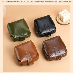 Portable PU Leather Makeup Brush Storage Bag – Large Opening Travel Cosmetic Brush Organizer, Compact Toiletry Pouch for Women