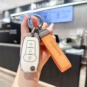 ACEBOY For Ford Key Fob Cover Soft TPU Full Protection Key Shell Key Case Compatible With Ford F150 F250 F350 F450 F550 Explorer Ranger Escape Key Shell