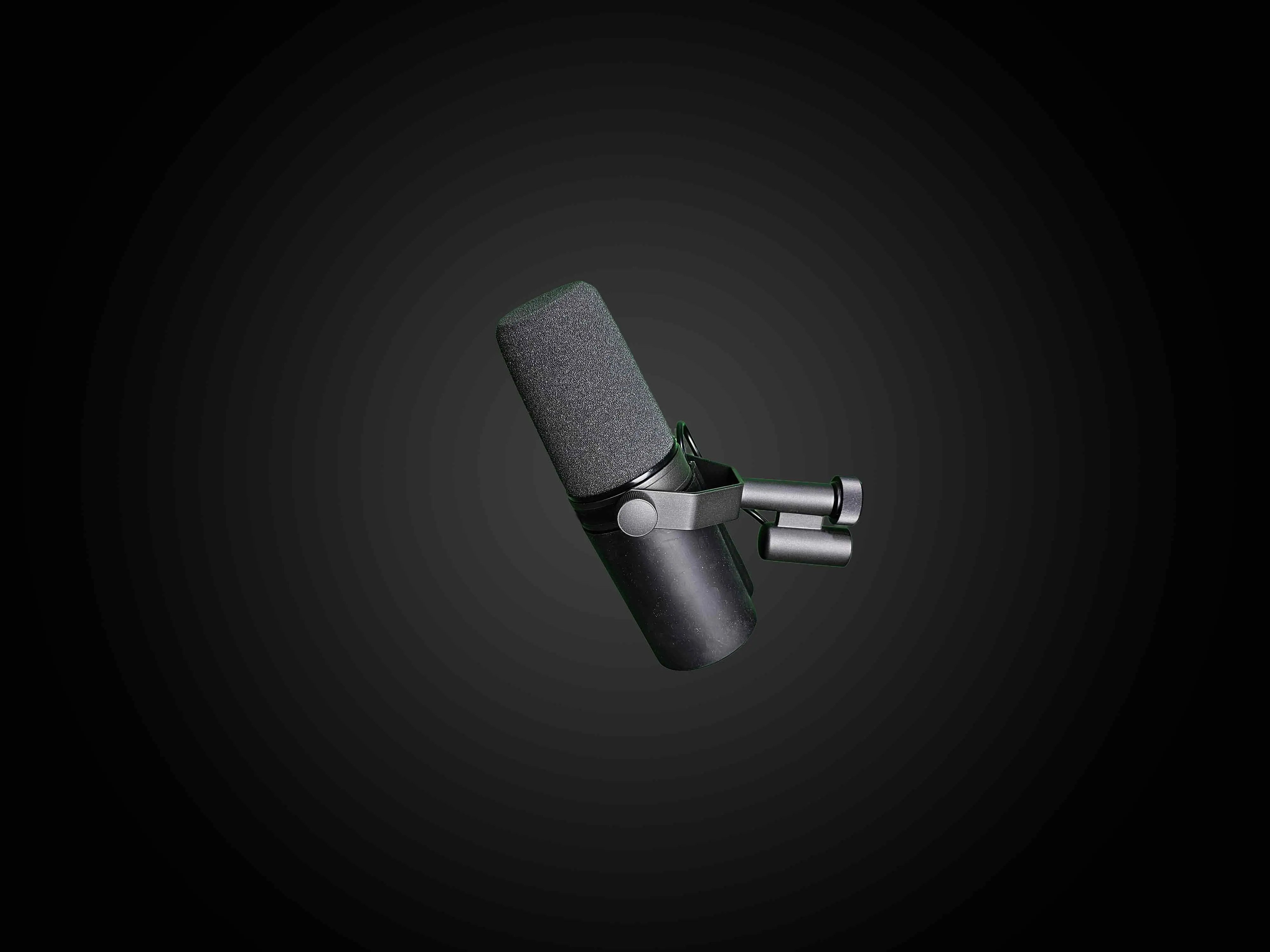 Myc Cover Black Bold Series Microphone Cover for Shure SM7B