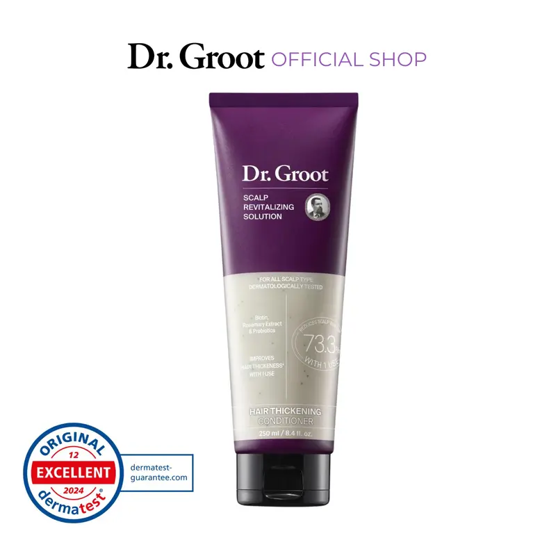 Dr. Groot Hair Thickening Conditioner for Hair Loss and Thinning Hair, Korean Hair Care, Biotin Conditioner, Moisturizing, Strengthening, Color Safe