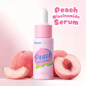 Laikou Peach Niacinamide Hyaluronic Acid Alpha Arbutin Serum, 1/2/3 Pcs, Hydrating & Brightening Serum, Long-lasting Hydration & Firm and Elastic, Illuminate Your Complexion