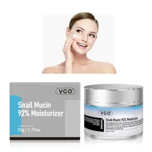 VGO Snail Mucin 92% Moisturizer | Sensitive skin repair, 72-hour hydration, free serum