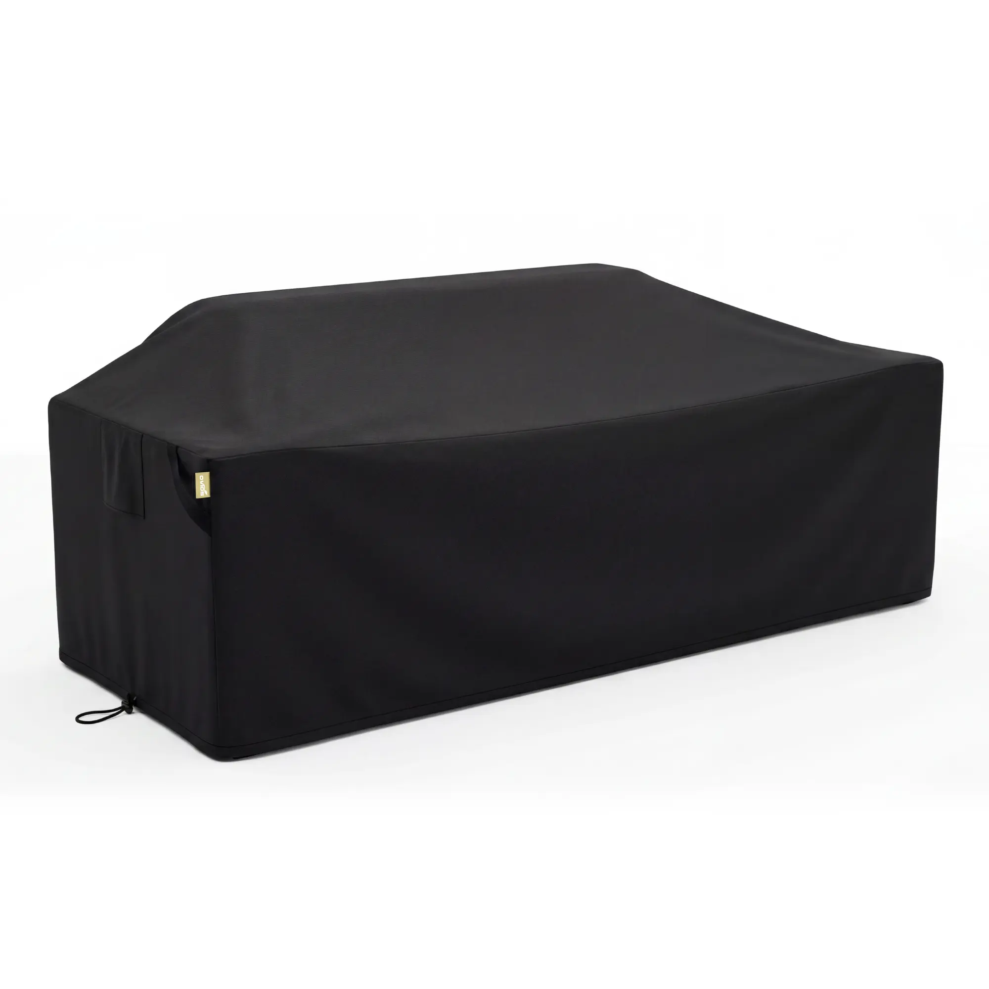 Midnight Jet Black Cushion Brown Frame