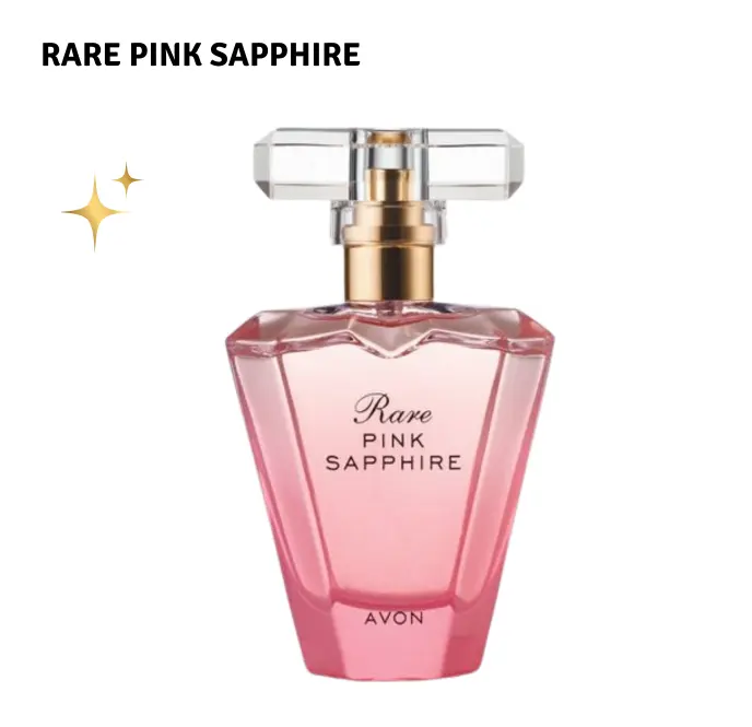 Avon Rare Pink Sapphire Eau de Parfum for Women | Fruity Floral Elegant Fragrance