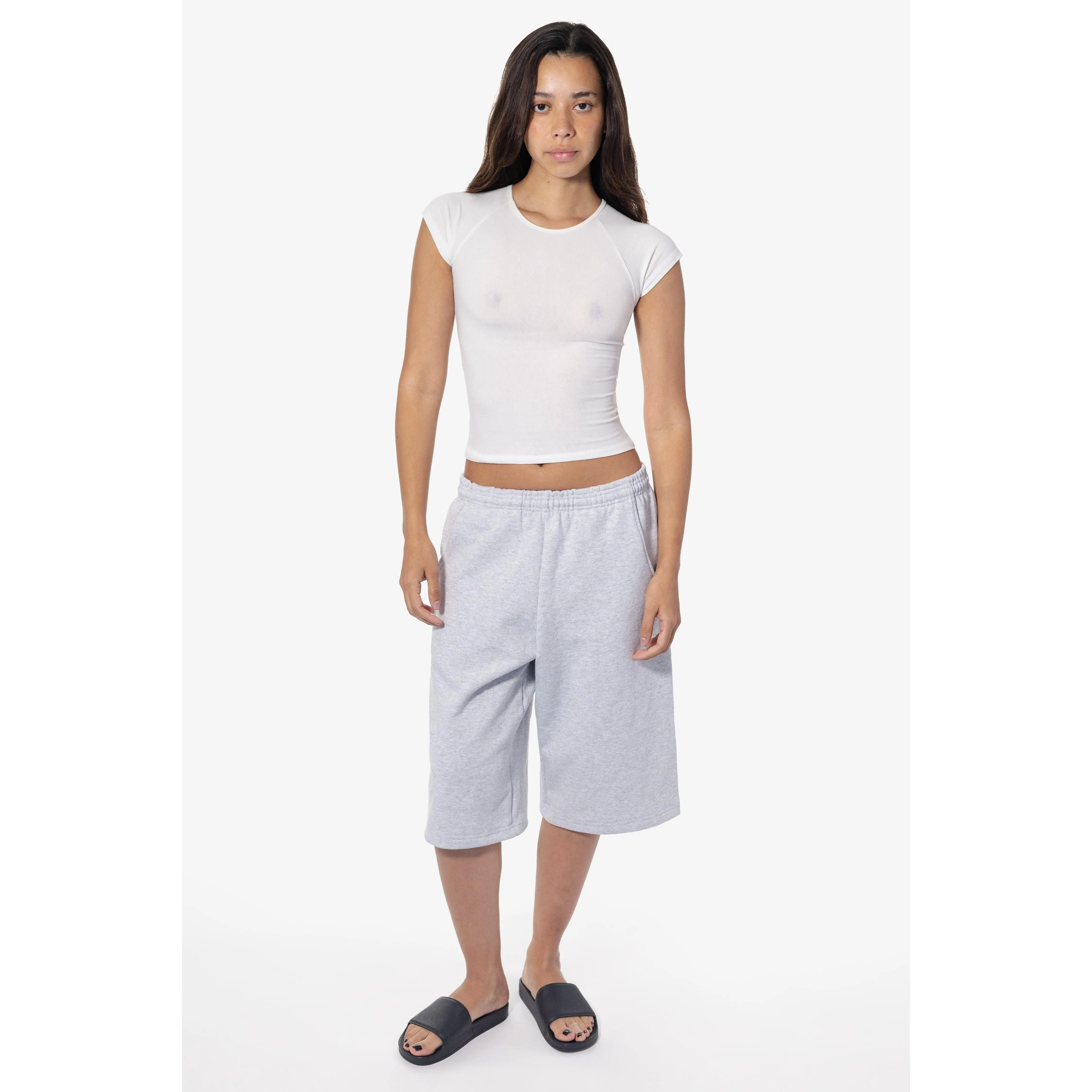 HF-442 - Heavy Fleece Extra Wide Sweat Shorts