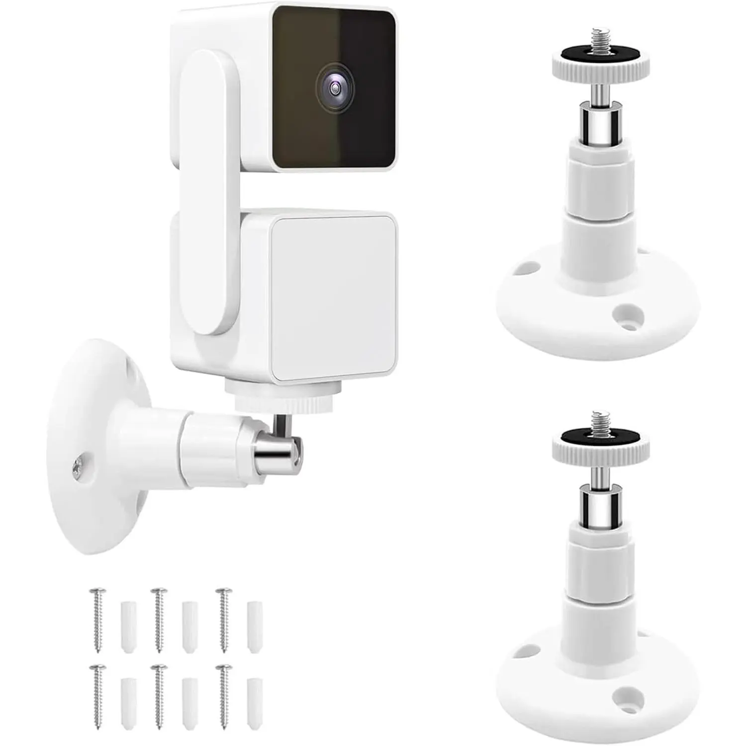 2 Pack Wall Mount Compatible with Wyze Cam Pan V3, Indoor and Outdoor  Mount for Wyze Cam Pan and Other Cameras