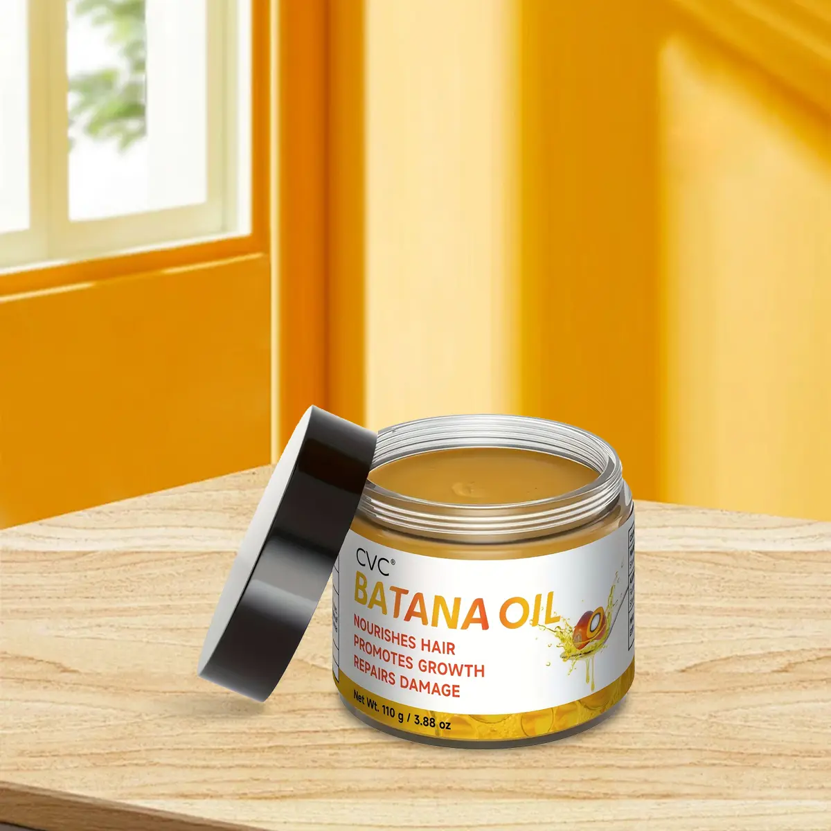 Plant Extract Haircare Leave-In Conditioner Cream - Lightweight Coconut Oil Formula, Conditioning Detangler, Anti-Frizz Treatment for Dry Damaged Hair, Smooths Strands, Adds Shine