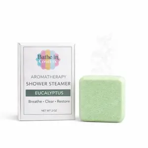 Eucalyptus Shower Steamer | Sinus Relief Aromatherapy Shower Tablet | Spa Shower Steamer (1 Steamer)