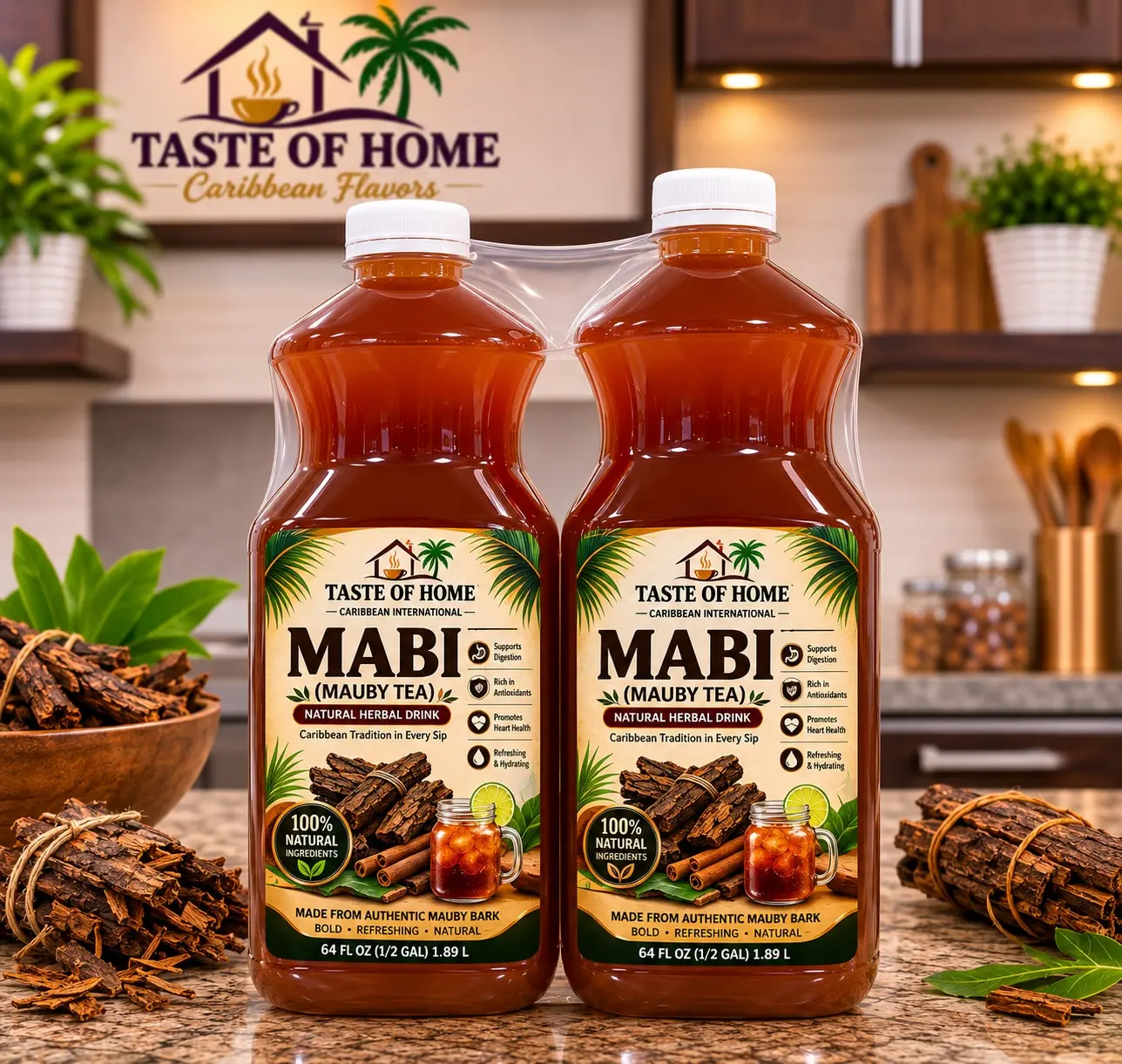 MABI Premium Mauby Tea, Natural Herbal Drink for Daily Refreshment
