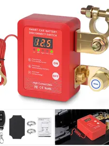12V 240a Remote Control Battery Disconnect Switch, Long Term Parking Power Saving Switch, Durable Car Accessories, Vehicle