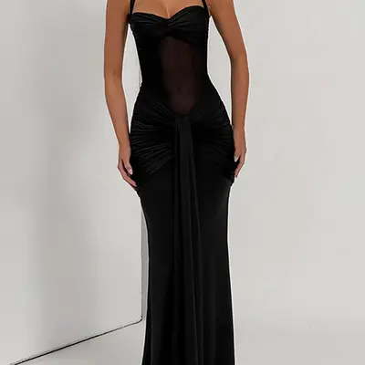 Murci Onyx Ace Keyhole Maxi Dress - TikTok Shop