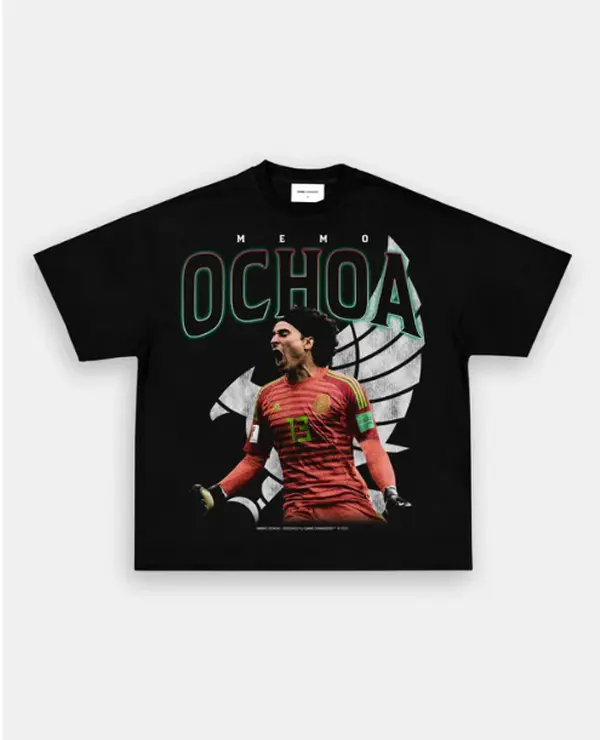 Memo Ochoa Tee, Graphic Sport T-shirt, Vintage Soccer Player Shirt ,Playoffs,Y2k , Soccer Apparel , Gift For Soccer Fans, Gift For him