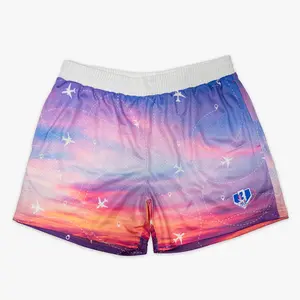 Flight Map Shorts - Mesh Fabric with Zipper Pockets & Reflective Tape for Performance Menswear