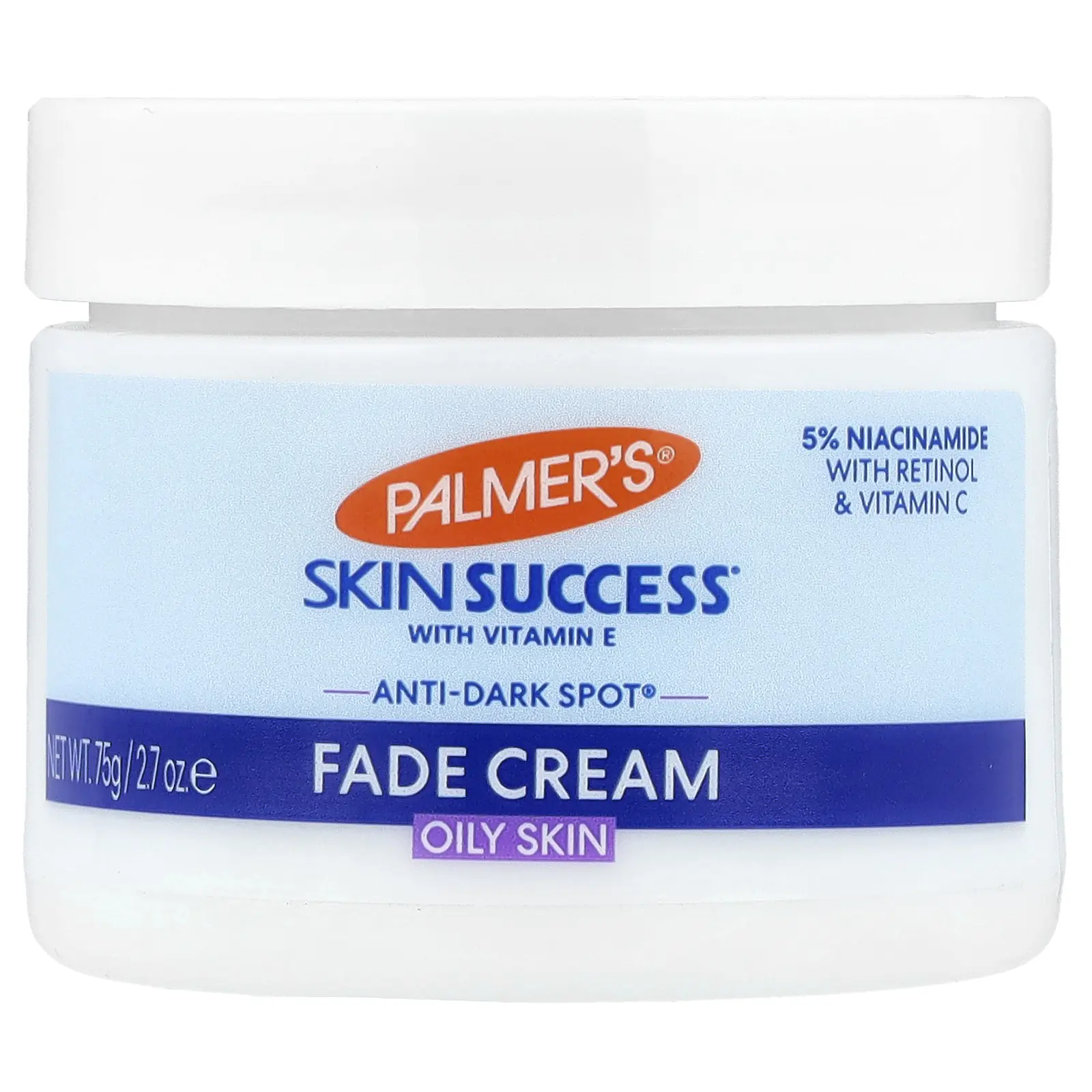 Palmer's Skin Success® with Vitamin E, Anti-Dark Spot® Fade Cream, Oily Skin, 2.7 oz (75 g)