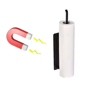 Magnetic Paper Towel Holder, Napkin Rack for Refrigerator Grill Pan Toolbox RV Caravan, Fits Most Us Rolls, Tissue Holder