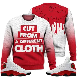 Retro 13 Chicago Outfits, Chicago 13s Ugly Sweater, Cut From A Different Cloth Streetwear Unisex Sneaker Matching Shirts