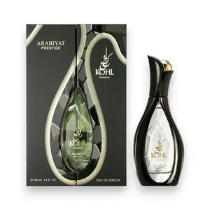 Arabiyat Prestige | Kohl Opulence | Eau De Parfum | Unisex Fragrance | 100 ML - 3.4 oz | Bergamot - Ginger & Woody Notes | Aromatic Fragrance