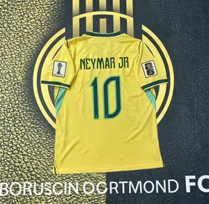 2026 Yellow Brazil Home Stadium Neymar No. 10 Jersey