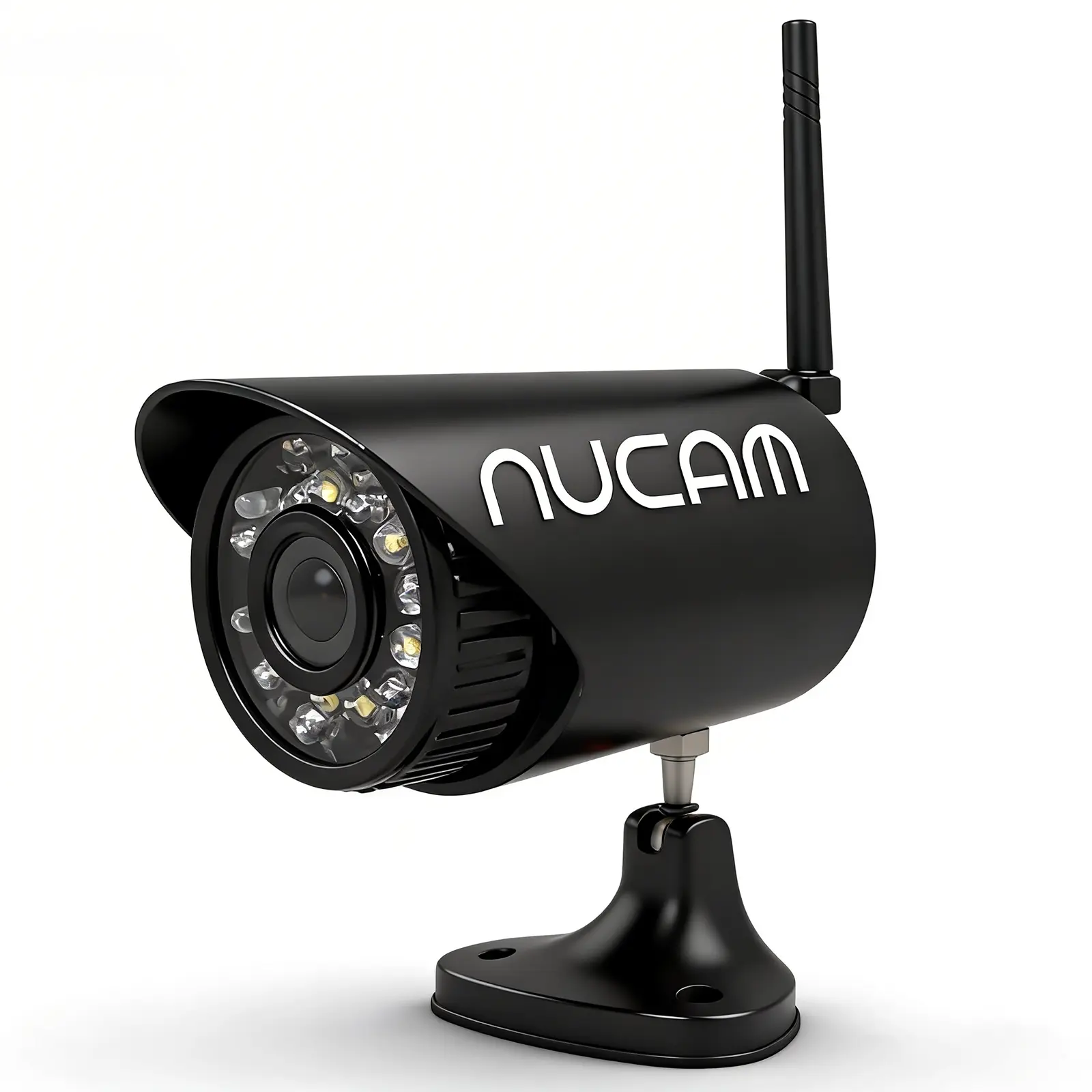 NUCAM 32GB Wireless Portable Magnetic Base Battery Powered RV/Trailer/Truck Hitch Backup Camera NuCam WR Surveillance IP Camera w. 1/4"-20 UNC Hole, Motion Detection Recording Night Vision