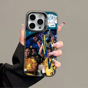 Ronaldo iPhone 17 Promax Phone Case Anti Drop Case Suitable For IPhone 16 15 14 13 12 11 Xs Plus Samsung S25 S24 S23 S22 Ultra FE Acrylic Protective Shockproof Rugged Case Football