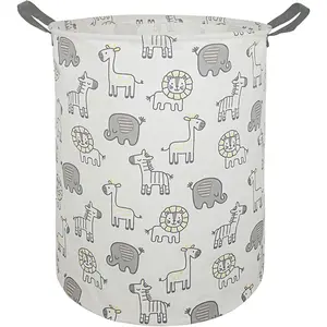 MAIZMZ Kids Hamper Baby Storage Bins Gift Toy Box Organizer Nursery Waterproof Laundry Basket Large Canvas Collapsible Chest for Boys Girls Bedroom Closet Shelf Room Decor