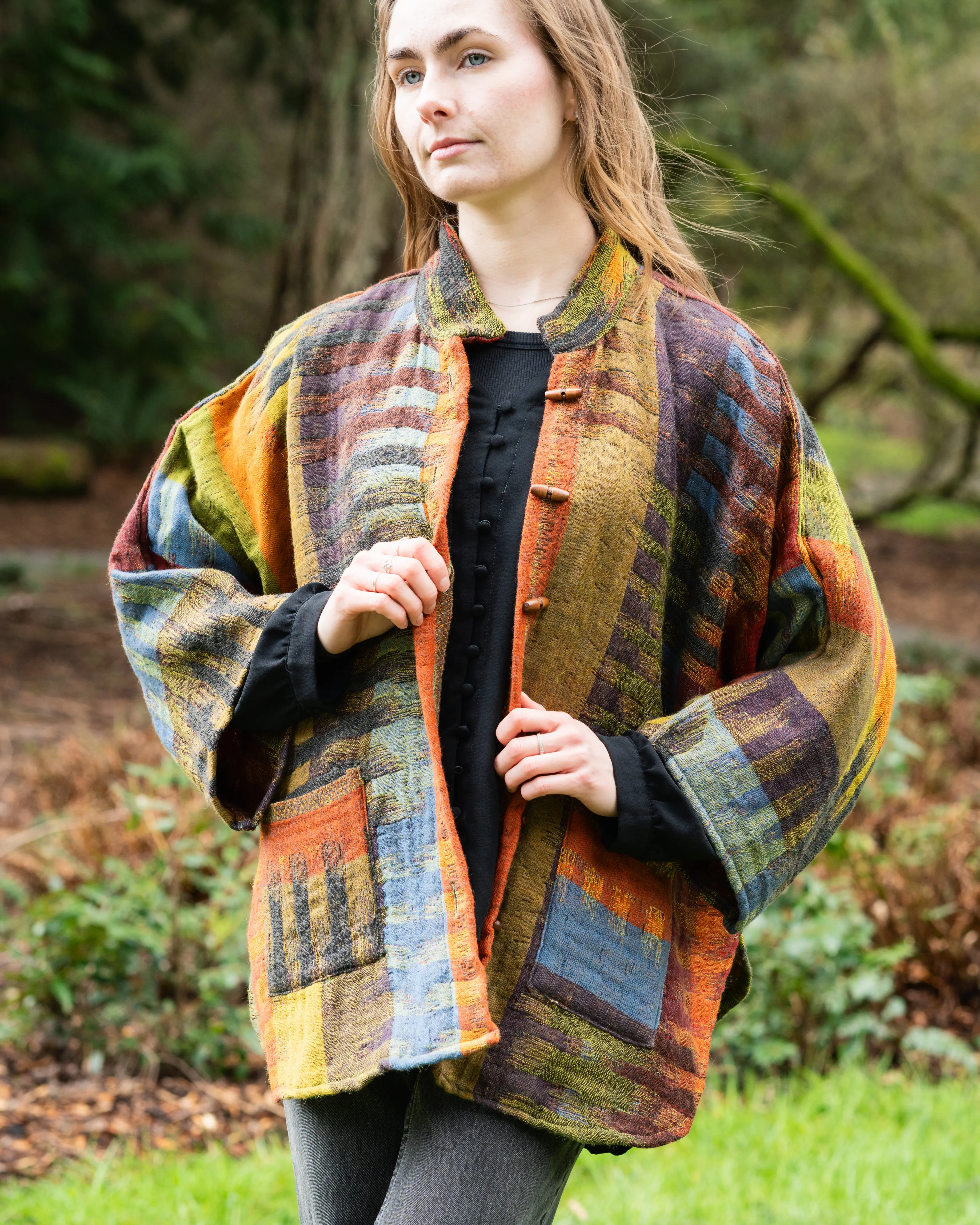 Reversible Kimono Jacket ~ Morocco Autumn