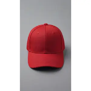 Red Blank Baseball Cap